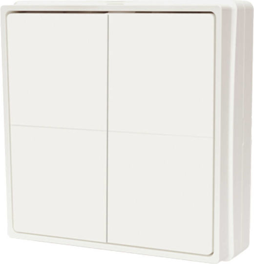 Shelly Blau Wand-Schalter 4 Adapter Legrand & Shelly