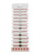 Martisor Bracelet Women Jolie Clover Heart Design Set 12 Pieces Silver Stainless Steel Pendant Adjustable Red Cord