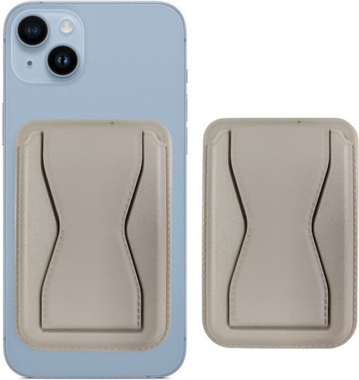 Flippy Portofel Magsafe pentru carduri cu suport integrat gri