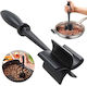 Presă de carne tocată manuală din plastic 28x6cm