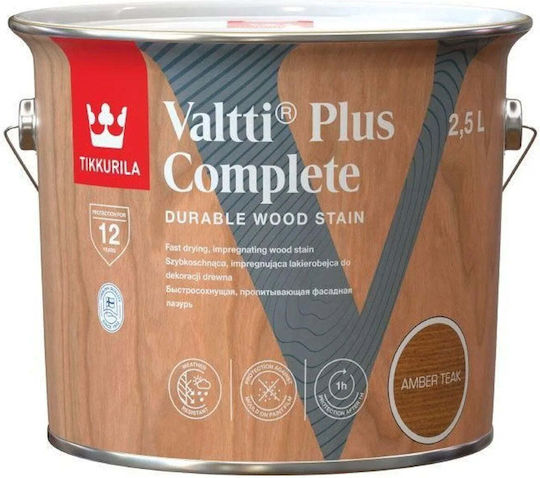 Tikkurila Lac de Impregnare pe Bază de Apă Teak Mat 2,5 l