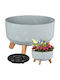 Prosperplast Concrete Flower Pot 23.5x23.5cm