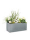 Lumarko Kunststoff Blumentopf Stony Graue 60x60x60cm