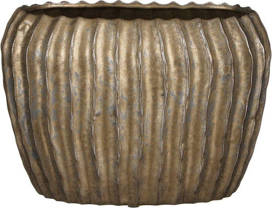 Lumarko Γλάστρα Πήλινη Bronze 19x28x19εκ.