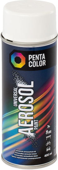 Pentacolor Penta Weiß Glänzendes Autolackspray 400ml R-9010