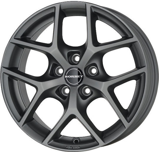 Borbet Y 8.0x18 5x112 Einpresstiefe 37 Grau Anthrazit
