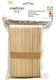 Metron Craft Chopsticks Tongue Depressors Natural 100 Pieces 158x15mm