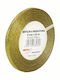 Teka Christmas Ribbon Gold 2200x0.6cm