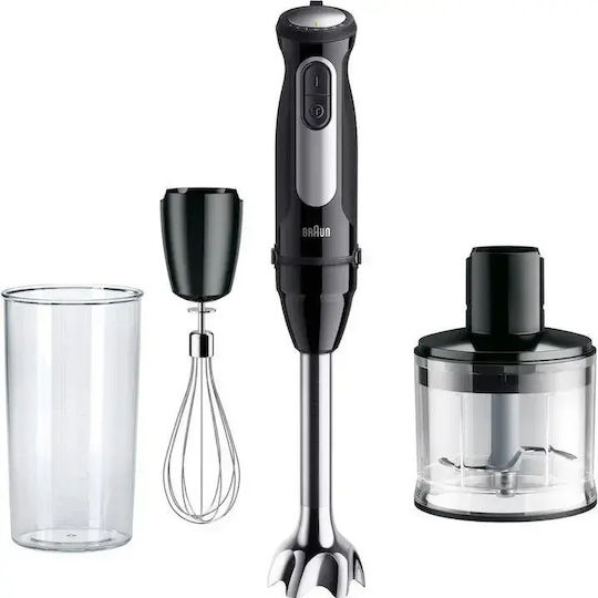 Braun Blender de mână cu tijă din inox 1000W Negru