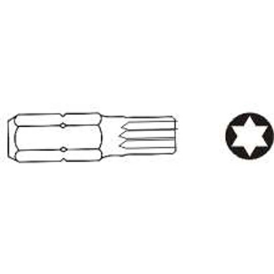 Jonnesway Torx T30x75mm Hex 10mm Screwdriver Bit D175t30