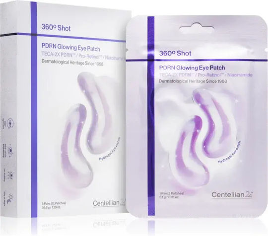 Centellian24 360o Shot Pdrn Glowing Eye Mask 12 Pieces