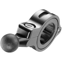 Aluminiumhalterung Für Lenker Oder Spiegel Interphone Futterautomat 17 Mm Kugeln
