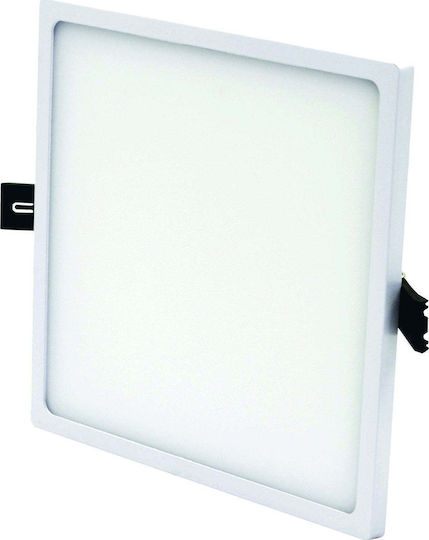 Tope Panou LED Paralelogram 22W cu Lumină Alb Natural 4000K 16.8x3cm