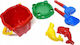 Hemar Beach Bucket Set with Accessories 19.1cm 6 Pieces