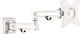 InLine Wall Mounted Monitor Stand up to 32" with Arm White (23183B)
