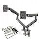 North Bayou A5C Desktop Stand for 2 Monitors up to 32" with Arm