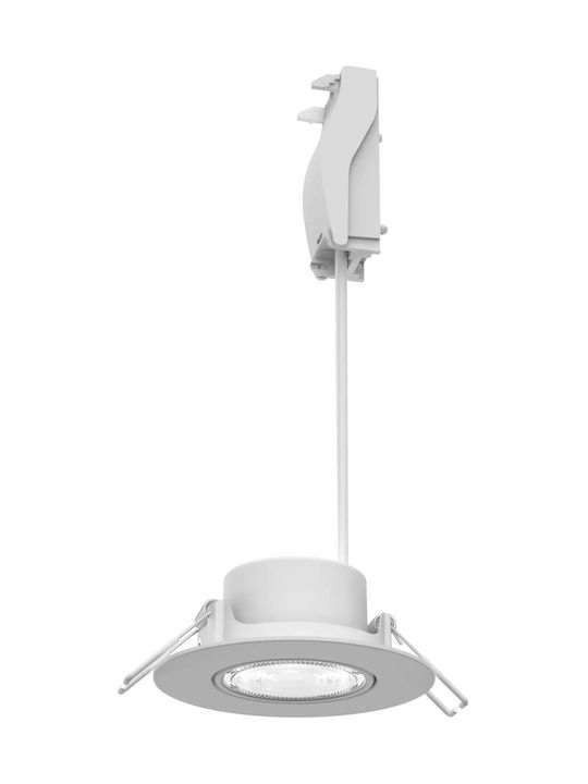 Philips Spot Rotund Din Plastic De Tavan Alb 9x9cm