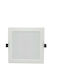 Philips Epirus Spot Încorporat Pătrat Din Plastic Cu LED Încorporat Și Lumină Alb Natural Alb 12x12cm