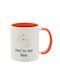 Keramiktasse Orange