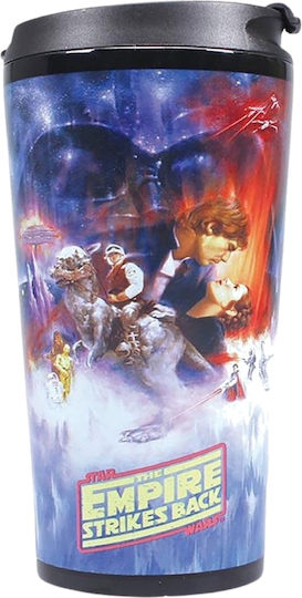 Half Moon Bay Empire Strikes Mug Metallic with Lid Multicolour 400ml