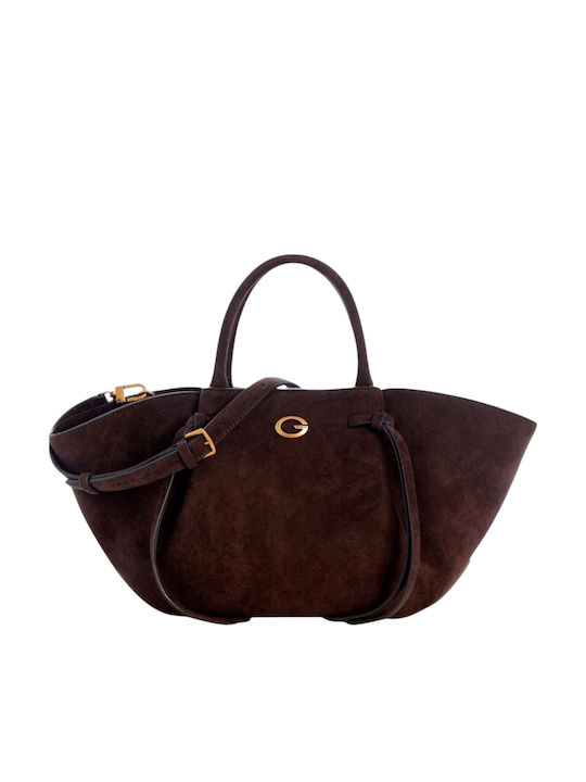 Allegra Gestricktes Damentaschen-Set für Schulter und Crossbody Espresso
