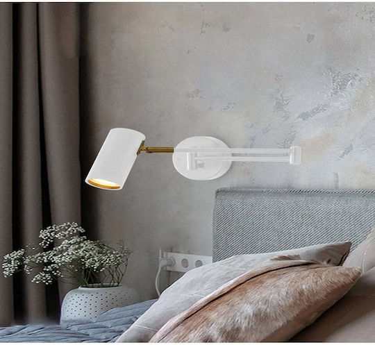 Domoletti Wall Lamp with Integrated LED and Natural White Light 80x120x25cm