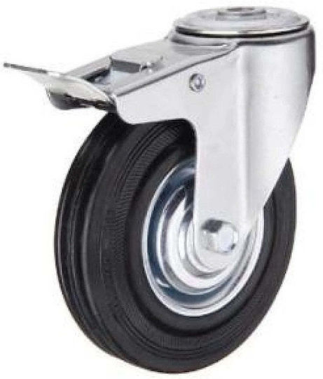 Monroe 11100DB Räder aus Gummi mit Bremse für Kinderwagen 100mm