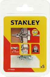 Stanley Schraubanker Metallisch 11x36mm 5 Stück