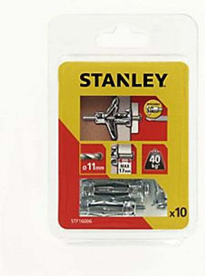 Stanley Μεταλλικό Αγκύριο Κοίλων Υλικών 11 X 36mm 10 Τεμ Stf16006-xj
