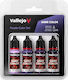 Acrylicos Vallejo Modellbau-Farben Lila 18ml 4 Stück