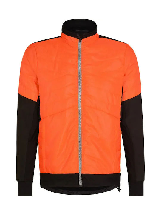 Ziener Men's Cycling Windbreaker Long Sleeve Orange