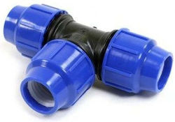 Lovrin Female Pipe Tee Ø25x3/4 Perla Blue
