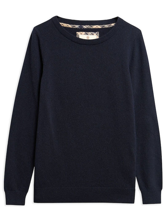Barbour Pendle Damenpullover Navy/Birchwood Tartan