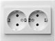 Liregus Double Walled Power Socket White