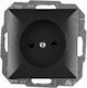 Abex Single Power Socket Black