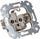 Liregus Single Walled Power Socket Beige