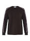 Women's Blouse with Lace Brown