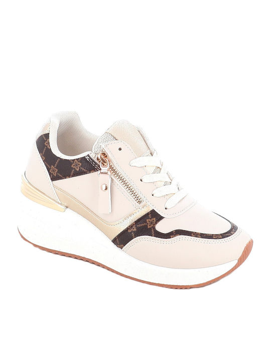 B-Soft Γυναικεία Sneakers Μπεζ