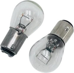 Set 2 Pcs Car Lamps R21w 24v 2 Poles White Light Jn-07105 Rl16974
