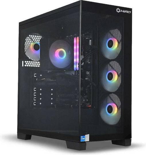 Hiro Aurora Gaming Desktop PC (Ultra 7-265F/16GB DDR5/1.0TB SSD/GeForce RTX 5060/W11 Home)