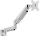 InLine Wall Mounted Monitor Stand with Extension Arm Silver (23183C)