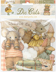 Die Cuts Stamperia Familie Cozy