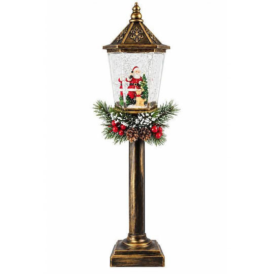 Weihnachts Schneekugel Beleuchtete Ampel Batterien 17x56.5cm