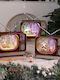 Weihnachtskerze & Kerzenständer Batteriebetrieb / Elektrisch 24x21cm Verschiedene Farben