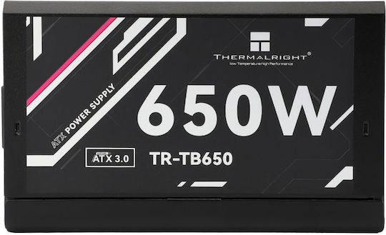 Thermalright TB650 rev. 3.0 650W Negru Sursă de Alimentare pentru Calculator Complet Modular 80 Plus Bronze