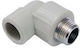 Detal-met Polypropylene Pipe Elbow 3/4" Female 25mm