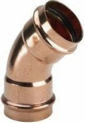 Viega Γωνία 45° Δύο Φλάντζες 22mm 292 355
