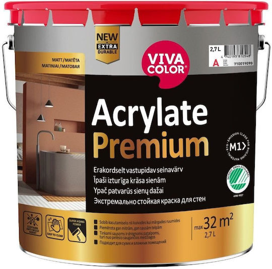VivaColor Acryl Wasser 2.7l Acryl Farbe Matt