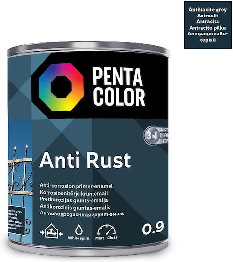 Pentacolor Korrosionsinhibitor 0,9l Anthrazit