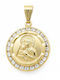 Daskalakis Kinder Amulet Daskalakis mit Jungfrau Maria aus 9K Gold 56737
